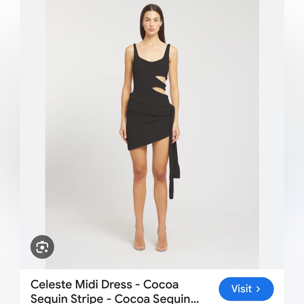 Asta Resort Allegra Mini Dress in Black